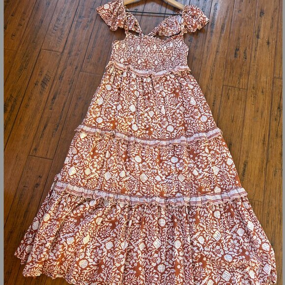 Cleobella Terracotta Dress Small - Picture 4 of 4